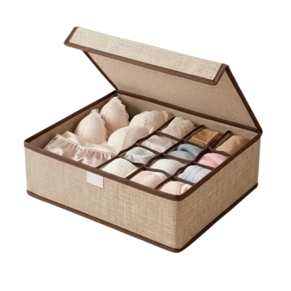 Caja Organizadora Para Ropa Interior 12+1 Compartimentos