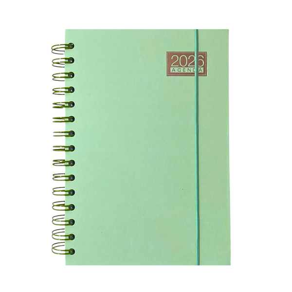 Agenda A5 Colores Pastel Diseño Kawaii 2026