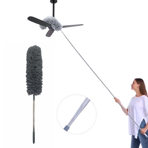 Plumero De Microfibra Con Mango Retráctil De 2.5 Metros