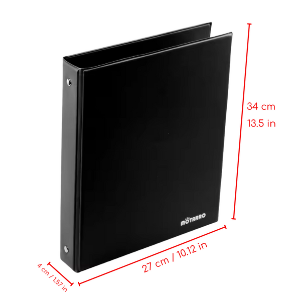 Archivador Fc De Pvc Con 4 Anillos Carpeta Organizadora