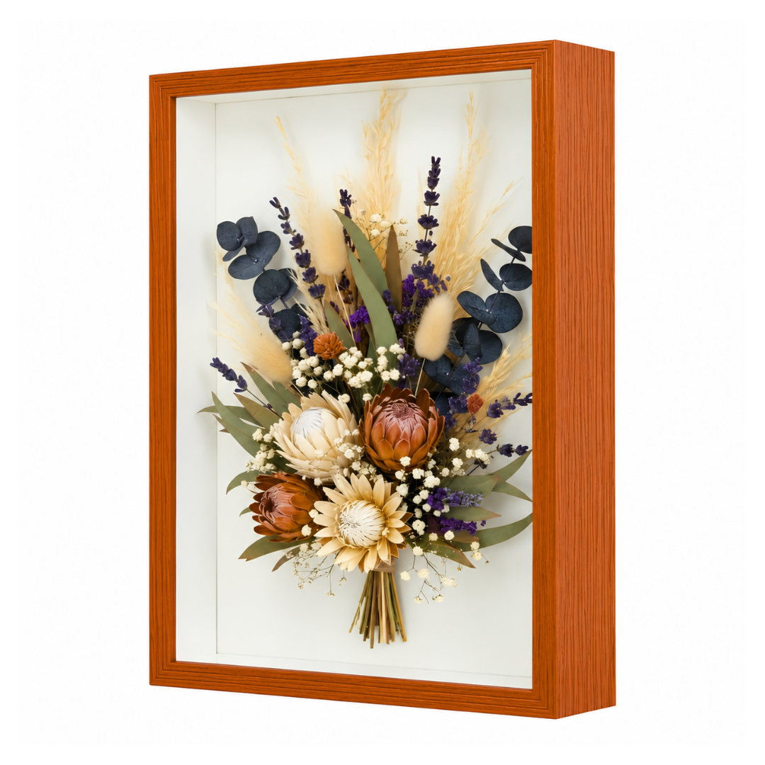Marco Shadow Box Para Foto 30x40 Cm Profundidad 3 Cm Madera