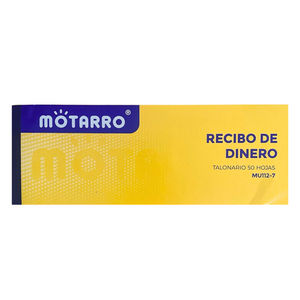Talonarios De Recibo De Dinero