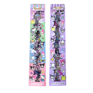 Stickers Kuromi Diseño Holográfico Con Brillos