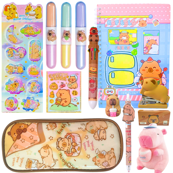 Papelería Capibara Kawaii Box De Regalo Capybara Tamaño Xl