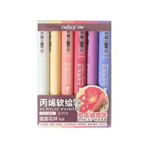 Plumones Acrílicos Chosch Punta Pincel Para Toda Superficie