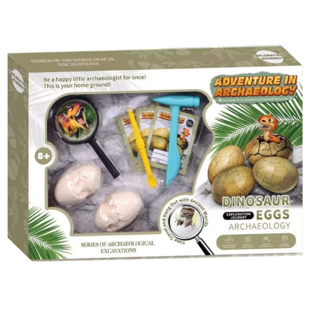 Juego Excavación De Huevo De Dinosaurio Kit Arqueológico