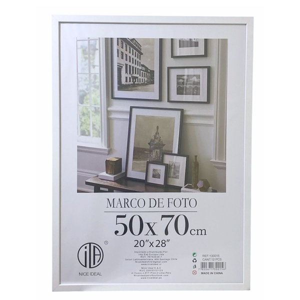 Marco Para Foto 50x70 Cm Cuadro Portarretrato Decorativo
