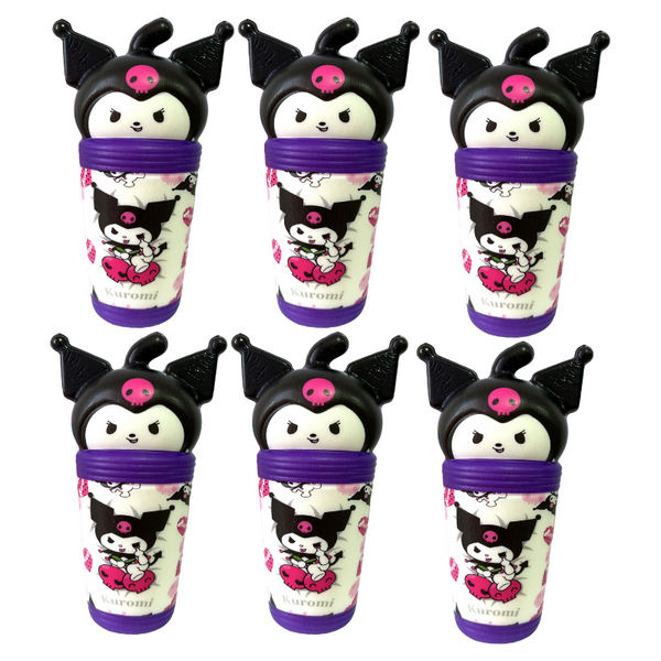 set de 6 Squishy Kuromi Juguete Antiestrés