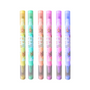 Destacadores Flúor Con Aroma Pack 6 Resaltadores Doble Punta