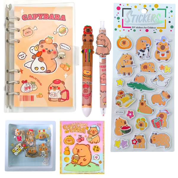 Papelería Capibara Box Medium Capybara Kawaii