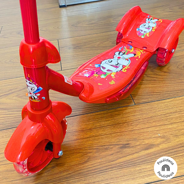 Monopatín Scooter De 3 Ruedas Con Luces Y Sonidos