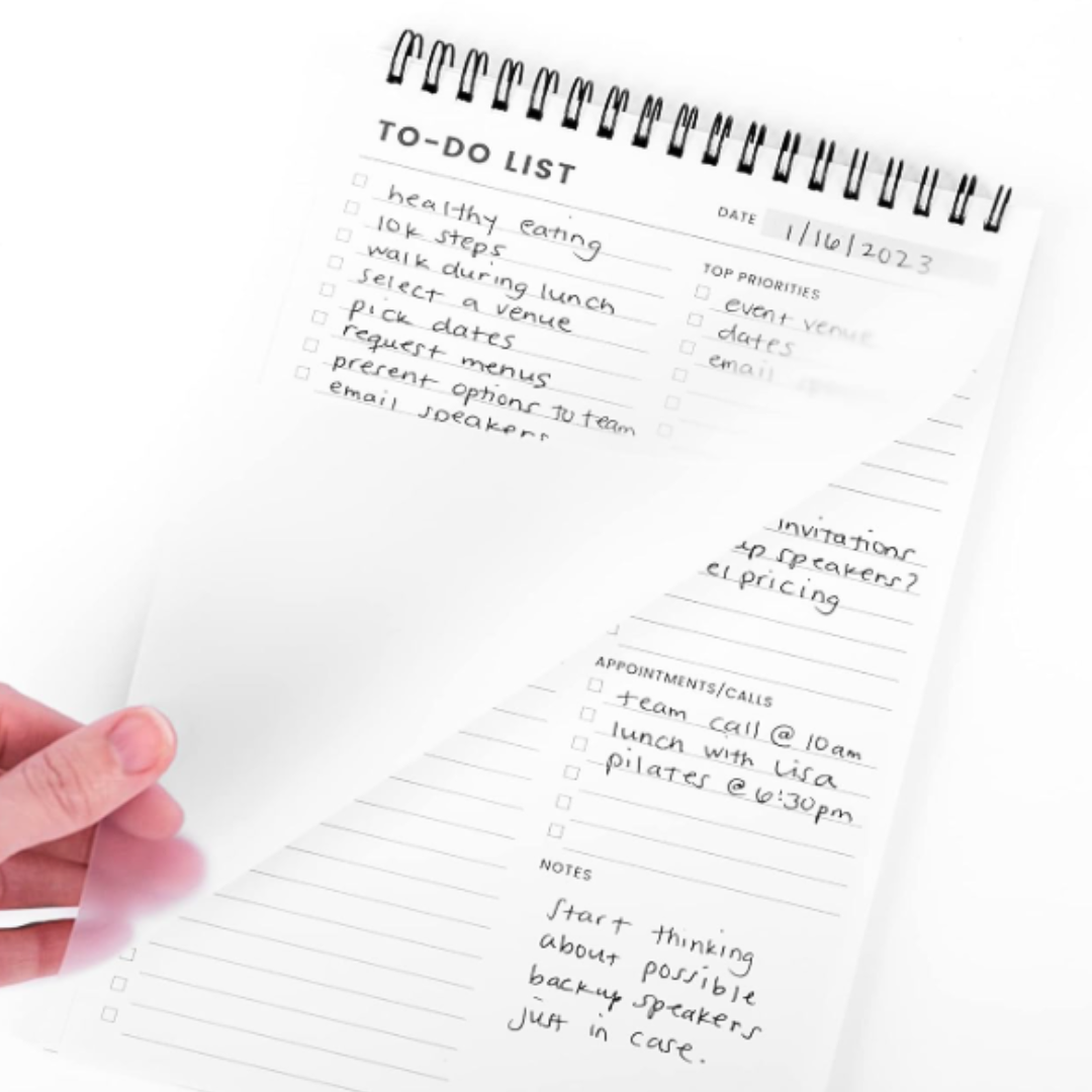 Libreta Lista De Tareas Y Organización To Do List