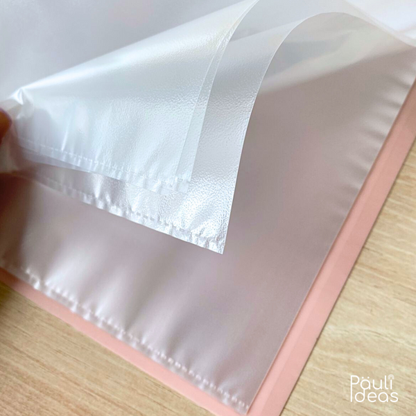 Carpeta Archivadora Color Pastel 20 Fundas Transparentes A4