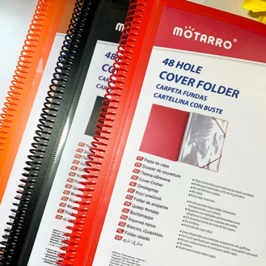 Carpeta Archivadora Anillada A4 Con 20 Fundas Transparentes