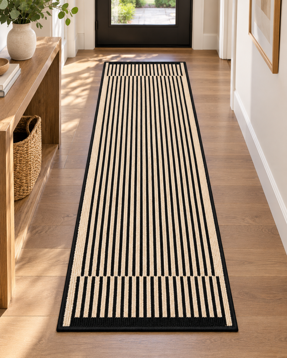 Alfombra Decorativa Antideslizante 180x60Cm Para Pasillo