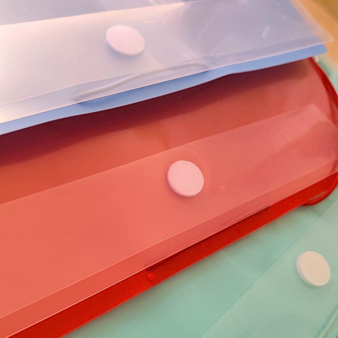 Carpeta Archivadora Anillada A4 Con 30 Fundas Transparentes