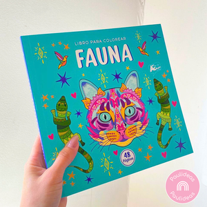 Libro Mándala Fauna + 12 Plumones Doble Punta Fina/gruesa