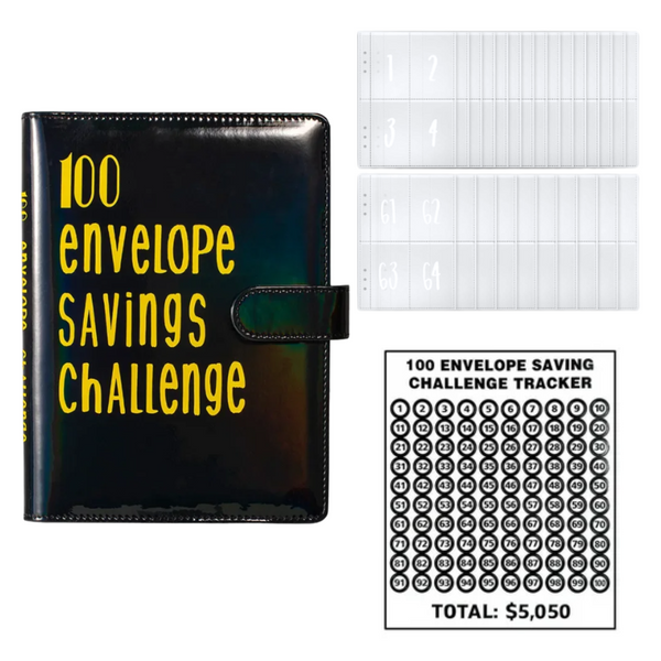 Carpeta Ahorro Dinero Organizadora 100 Sobres