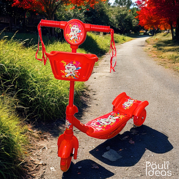 Monopatín Scooter De 3 Ruedas Con Luces Y Sonidos