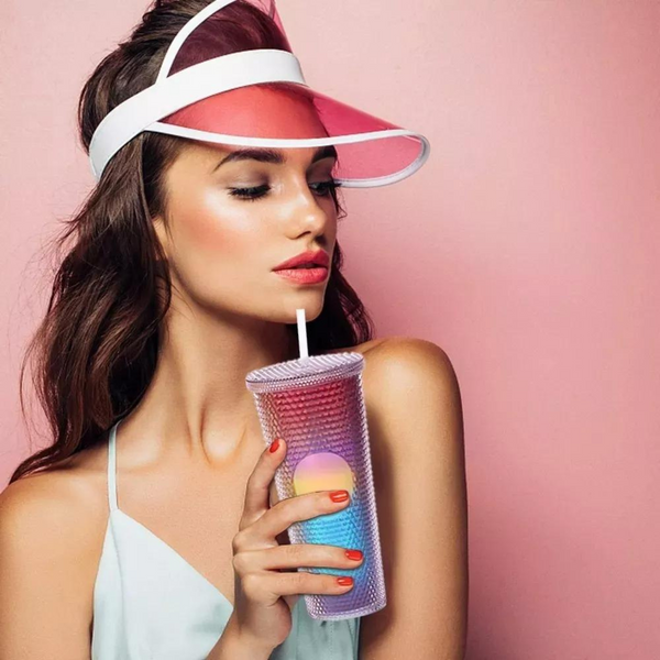 Vaso Tumbler Acrílico Frio/Caliente con Bombilla Dupe 700 ml