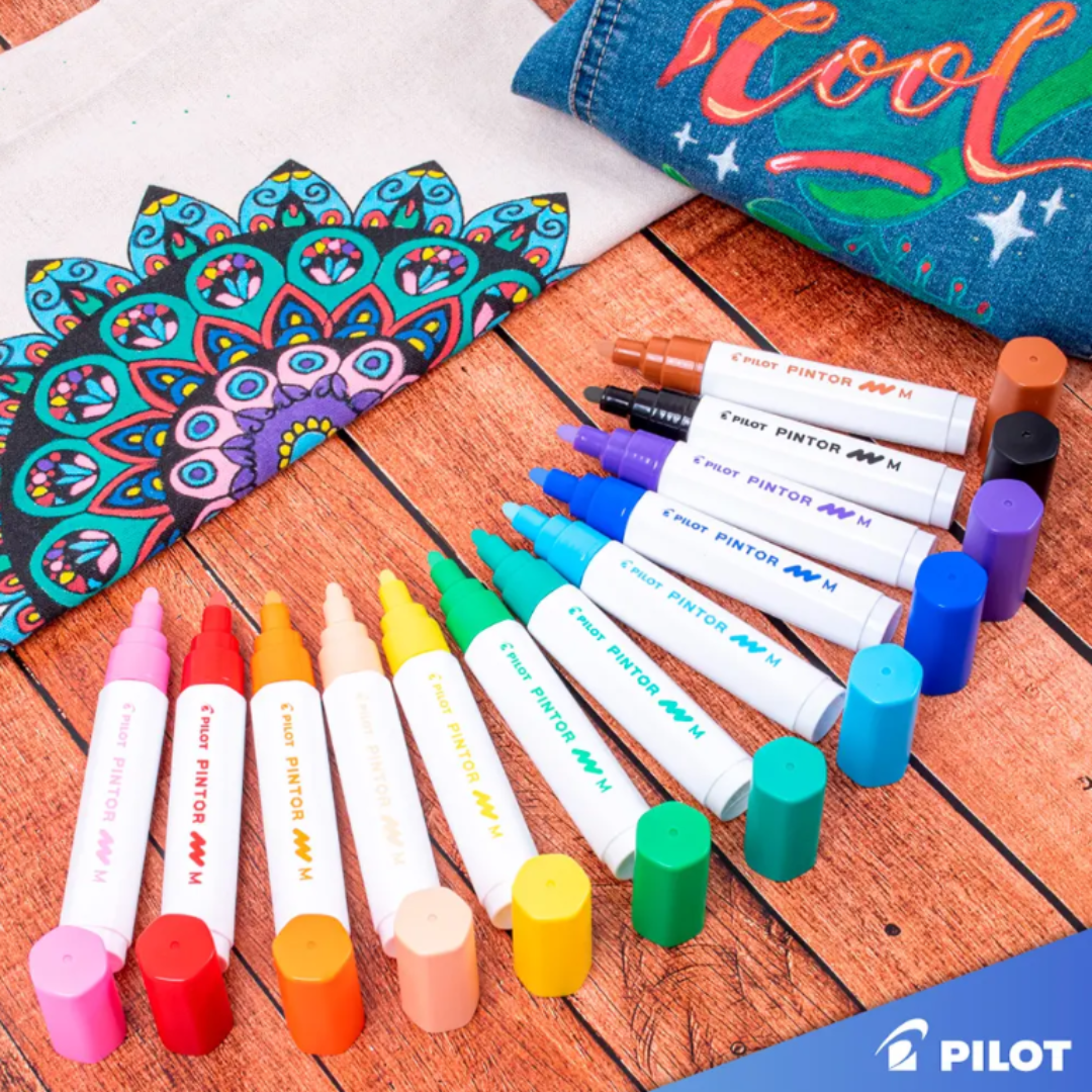 Plumones Acrílicos Marcadores Pintor Pilot Punta 4,5mm 4uni