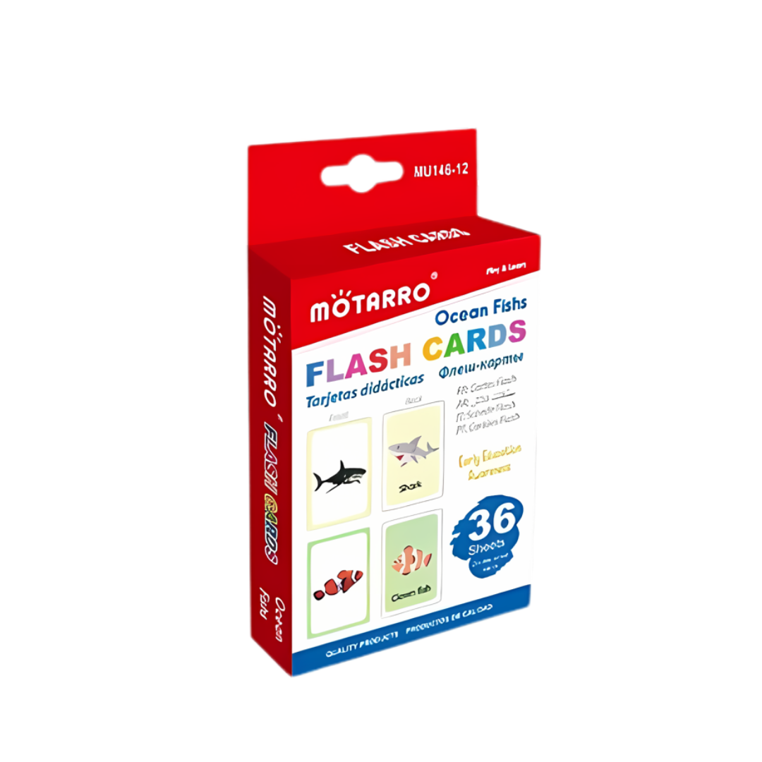 Tarjetas De Aprendizaje En Inglés Flash Cards 36 Piezas