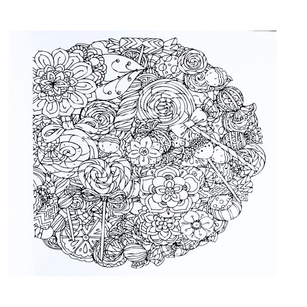 Libro De Mandalas Para Colorear - 48 Dibujos Antiestrés