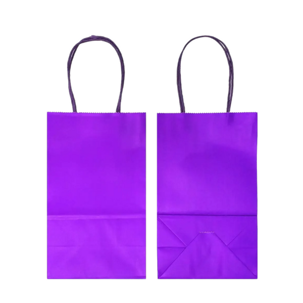 Bolsas De Papel Regalo Kraft Con Manilla Pack 12