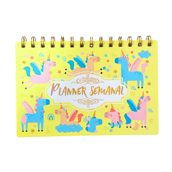 Planner Semanal Diseños Kawaii
