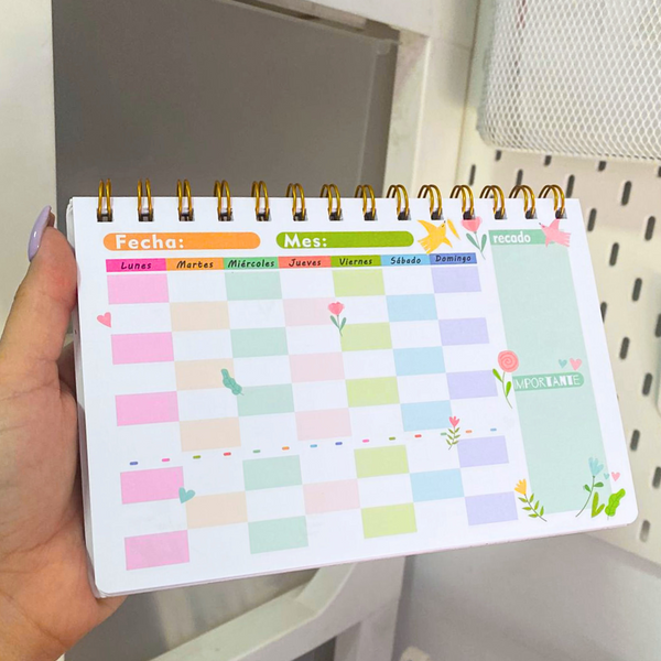 Planner Semanal Diseños Kawaii