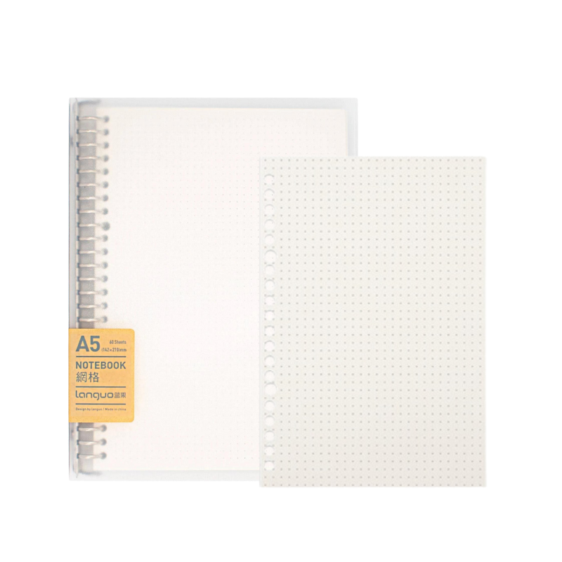 Libreta Languo Anillada A5 Sistema Refill + Pack Hojas Repuesto