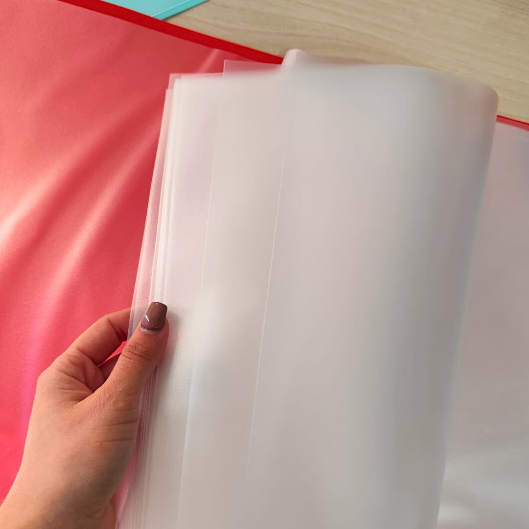 Carpeta Archivadora Anillada A4 Con 20 Fundas Transparentes