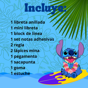 Box De Papelería Kawaii Para Niños Small De Stitch