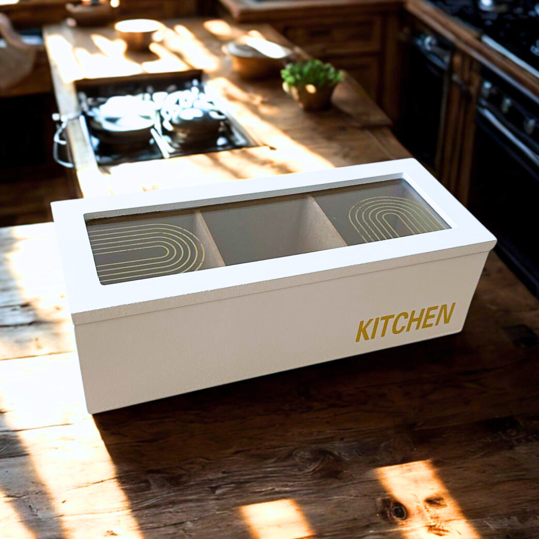 Organizador De Madera Para Bolsas De Té