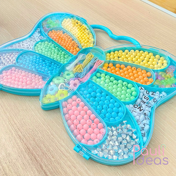 Juguete Kit Para Hacer Pulseras Y Collares Set Manualidades