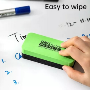 Set 2 Plumones Para Pizarra Blanca Con Borrador Magnético