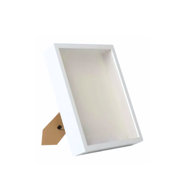 Marco Shadow Box Para Foto 20x20 Cm Profundidad 3 Cm Madera