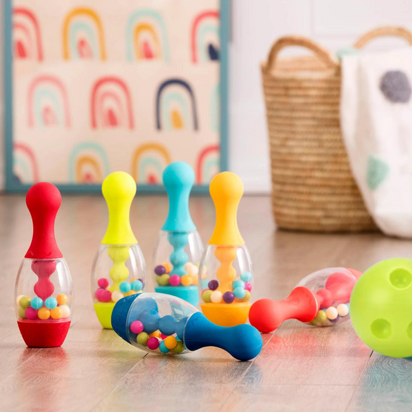 Set De Bowling Palitroques Mini Bolos Juego Para Niños