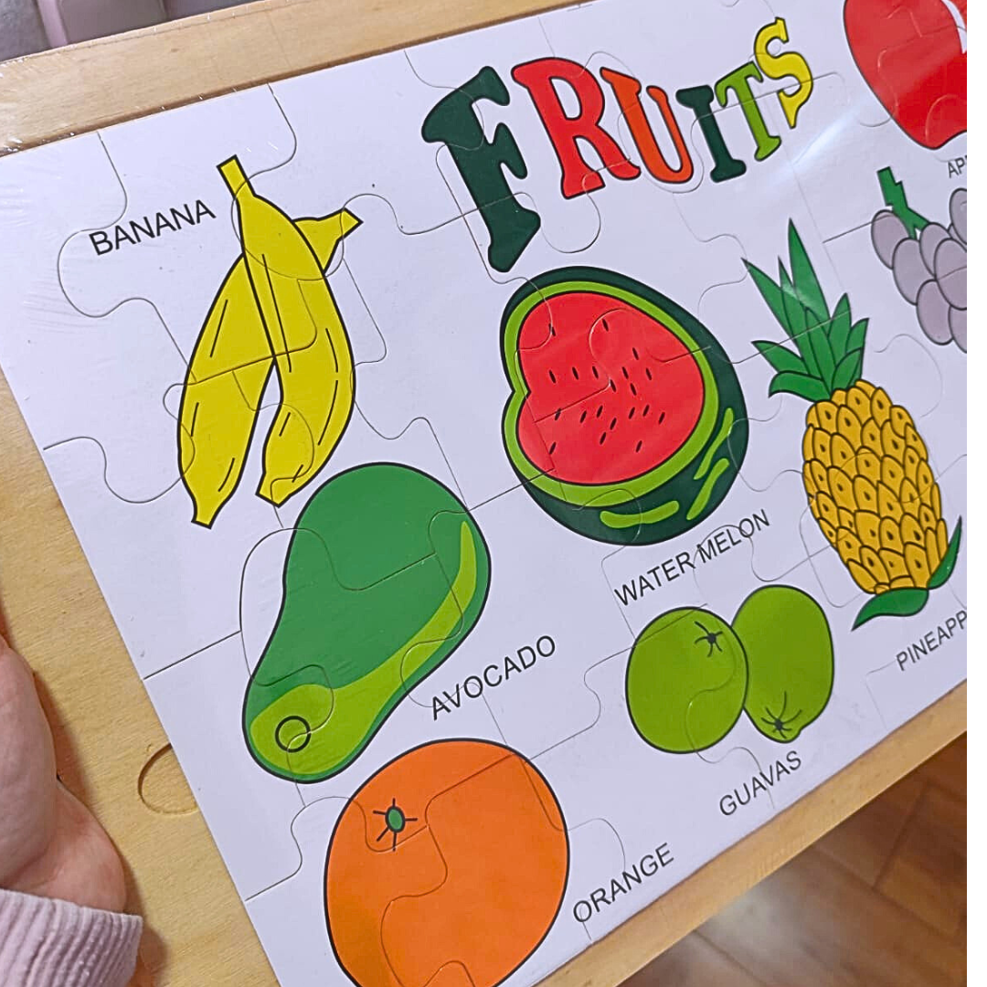 Rompecabezas Didáctico de Madera para Niños Puzzle Educativo