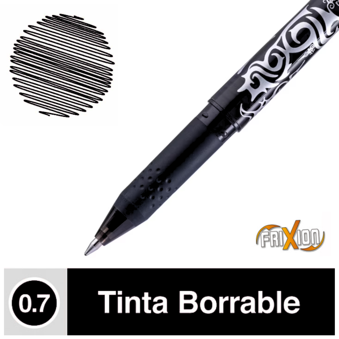 Lápiz Gel Pilot Frixion Ball 0.7 Mm Original Tinta Borrable
