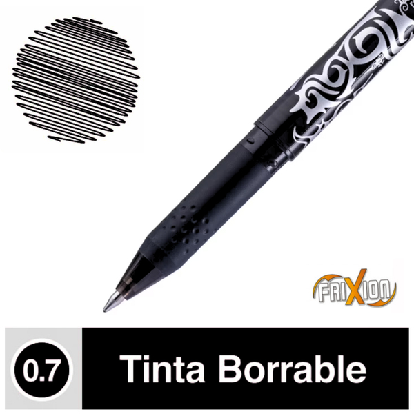 Lápiz Gel Pilot Frixion Ball 0.7 Mm Original Tinta Borrable