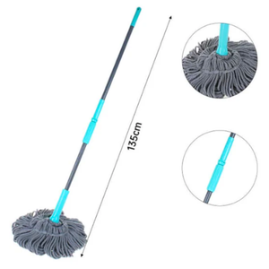 Trapeador Con Exprimidor Automático Para Limpieza