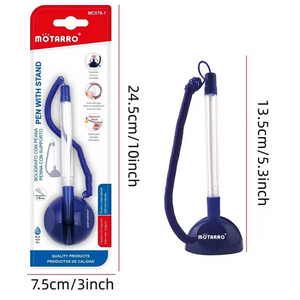 Pack De 4 Bolígrafos Con Base Adhesiva Para Escritorio