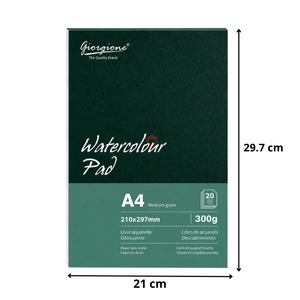 Croquera Block para Acuarela A4 300gsm con Algodón