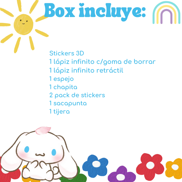 Box Regalo Papelería Kawaii  Cinnamon