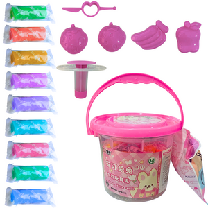 Kit Arcilla Infantil Kawaii Masa De 18 Colores Para Moldear