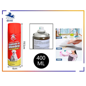 Limpiador De Alfombras Para Mascotas Y Hogar Spray 400ml