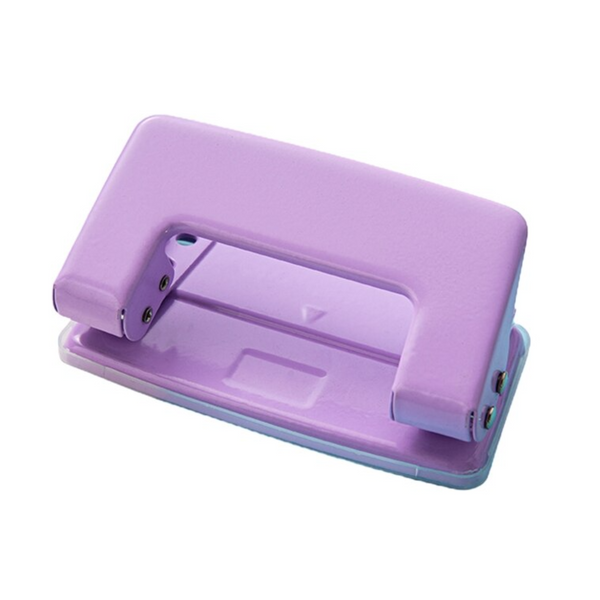 Perforadora De Papel Mediana Kawaii Colores Pasteles