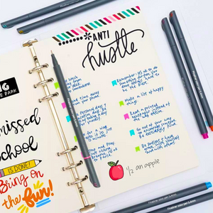 Kit Libro Lettering De 158 Páginas + 3 Set De Plumones