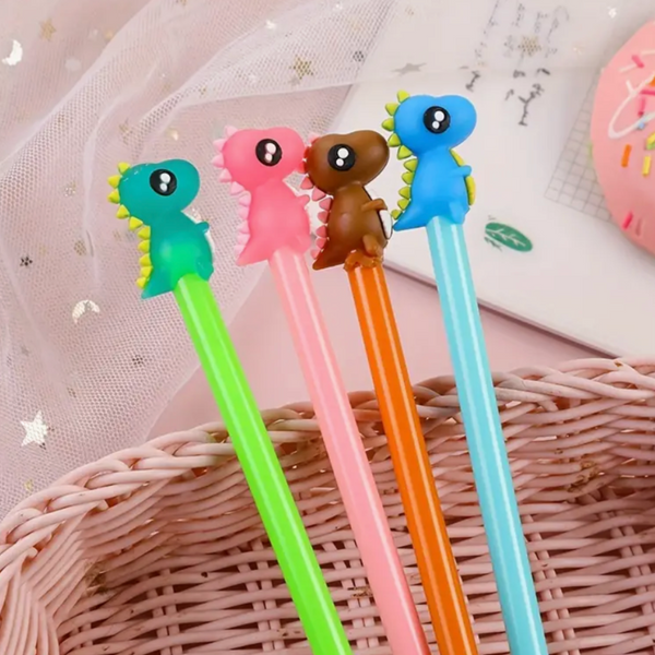 Set De Papelería Kawaii Tierna Dinosaurio